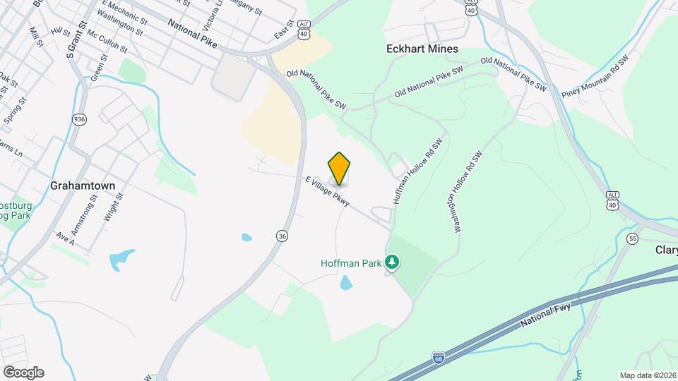 Frostburg Heights Apartments Map and Location Details