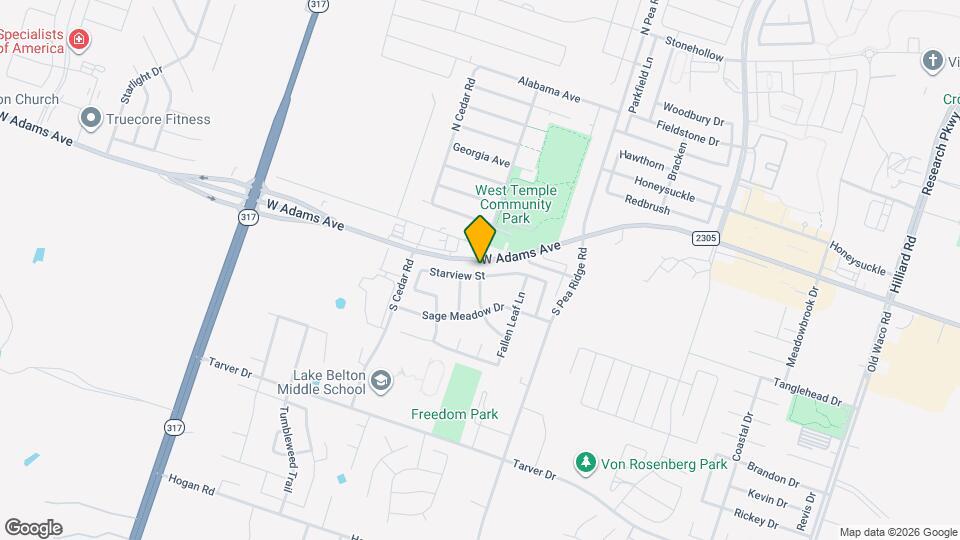 8514 Starview St Map and Location Details