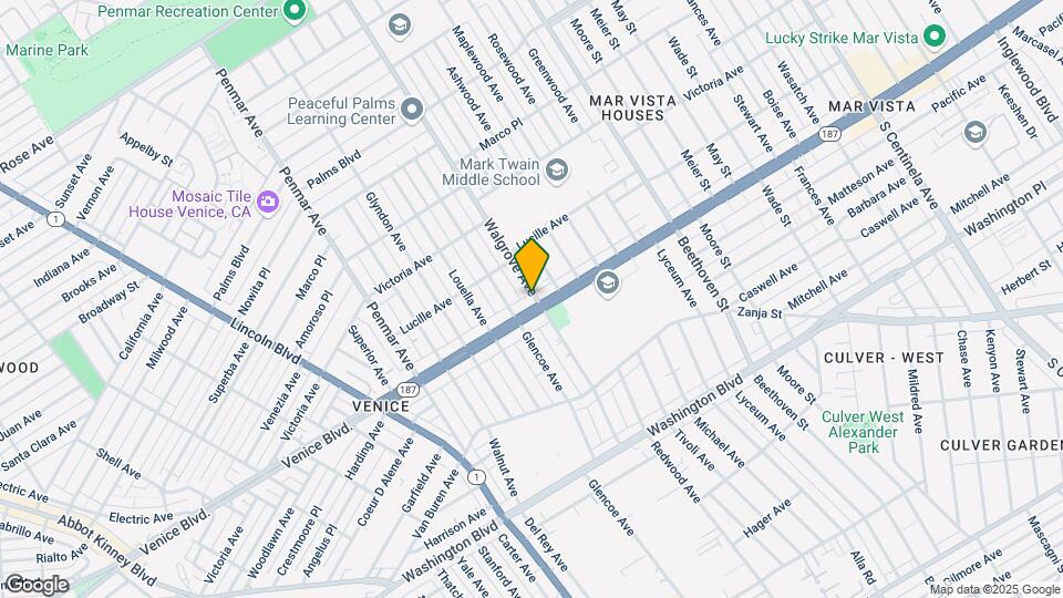 1621 Venice Blvd Map and Location Details