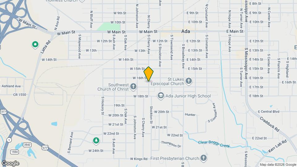 621 S Cherry Ave Map and Location Details