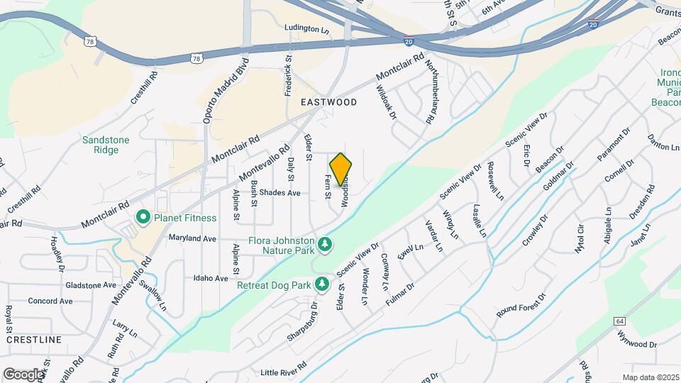 160 Woodside Dr Map and Location Details