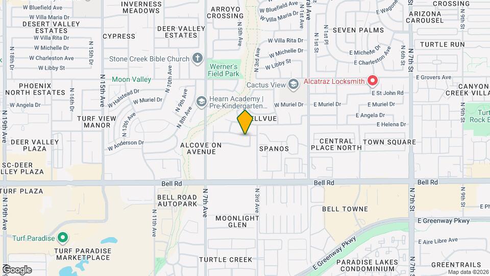 321 W Campo Bello Dr Map and Location Details