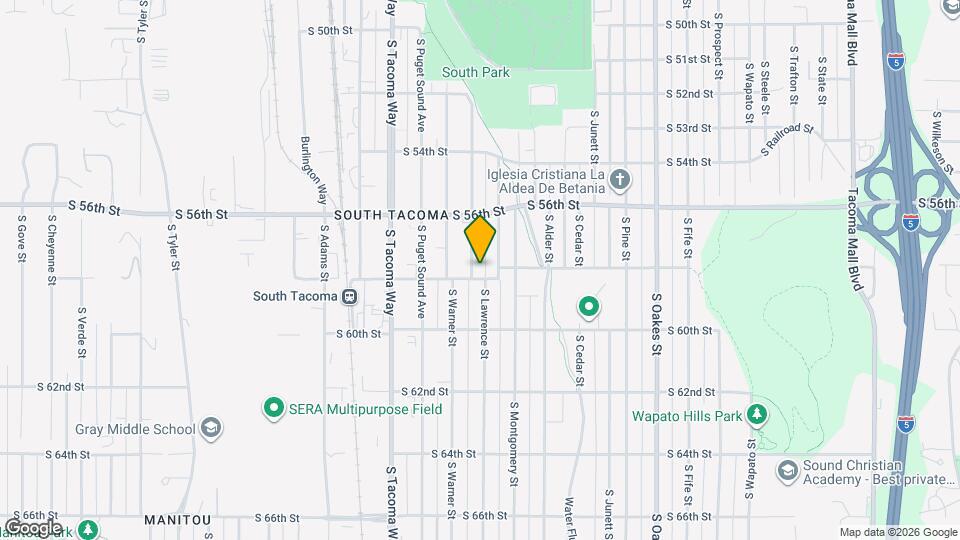 5647 S Birmingham St Map and Location Details