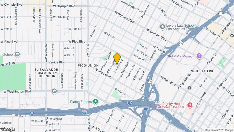 1705 W 14th St Map and Location Details