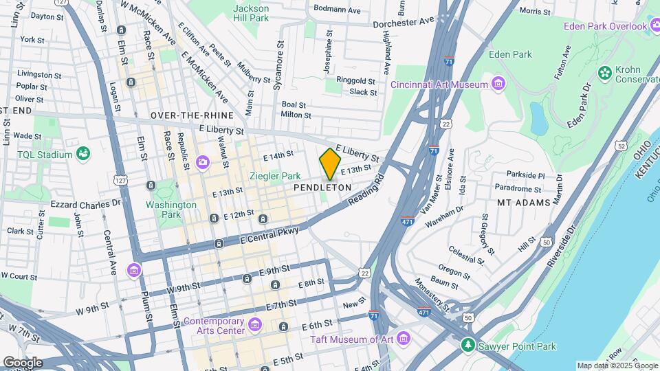 426 E Twelfth St Map and Location Details