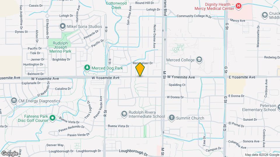 746 W Yosemite Ave Map and Location Details