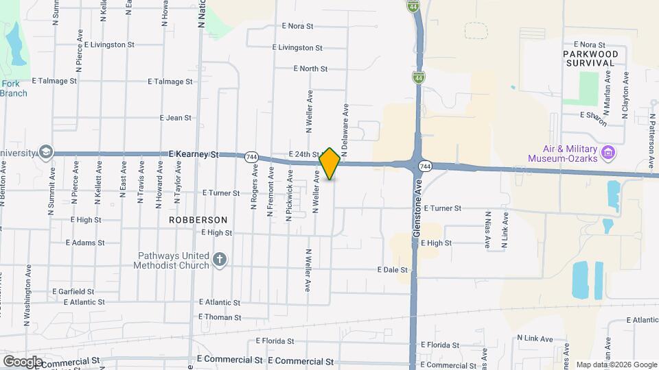 2337 N Delaware Ave Map and Location Details