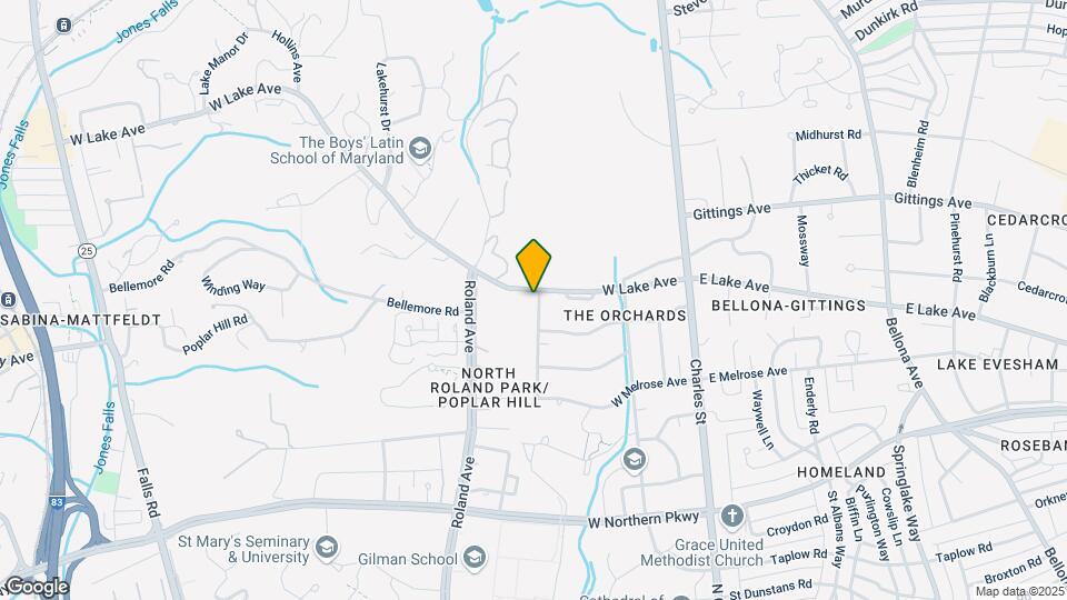 5806 Kenmore Rd Map and Location Details