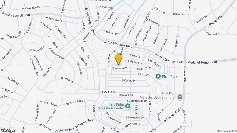 151 E Jerome Dr Map and Location Details
