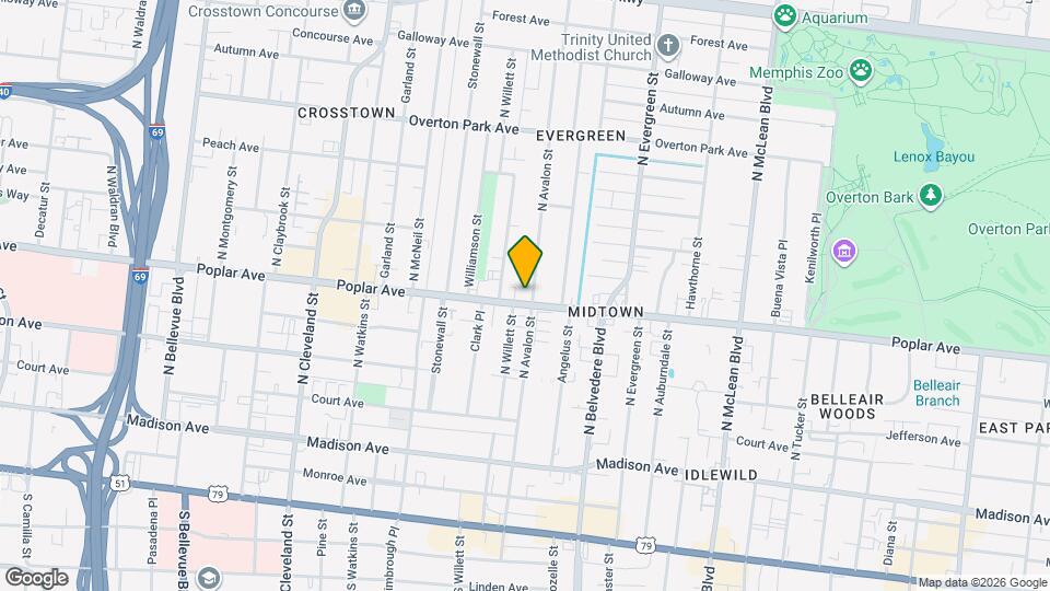 191 N Avalon St Map and Location Details