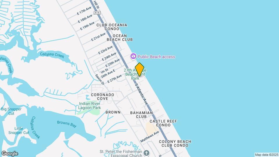 3801 S Atlantic Ave Mapa y Detalles de la Ubicación