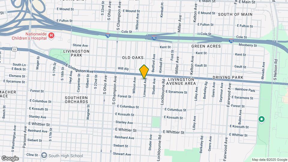 831 Linwood Ave Map and Location Details