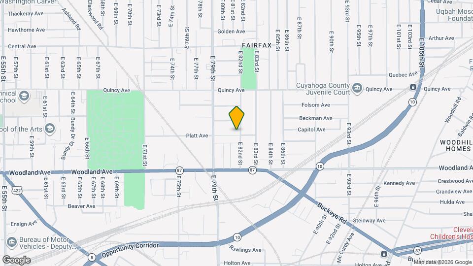 8113 Platt Ave Map and Location Details