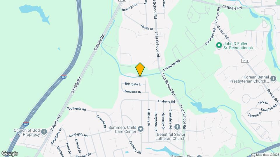 3816 Briargate Ln Map and Location Details