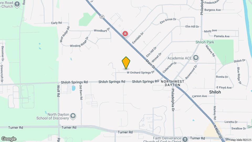 157 W Orchard Springs Dr Map and Location Details