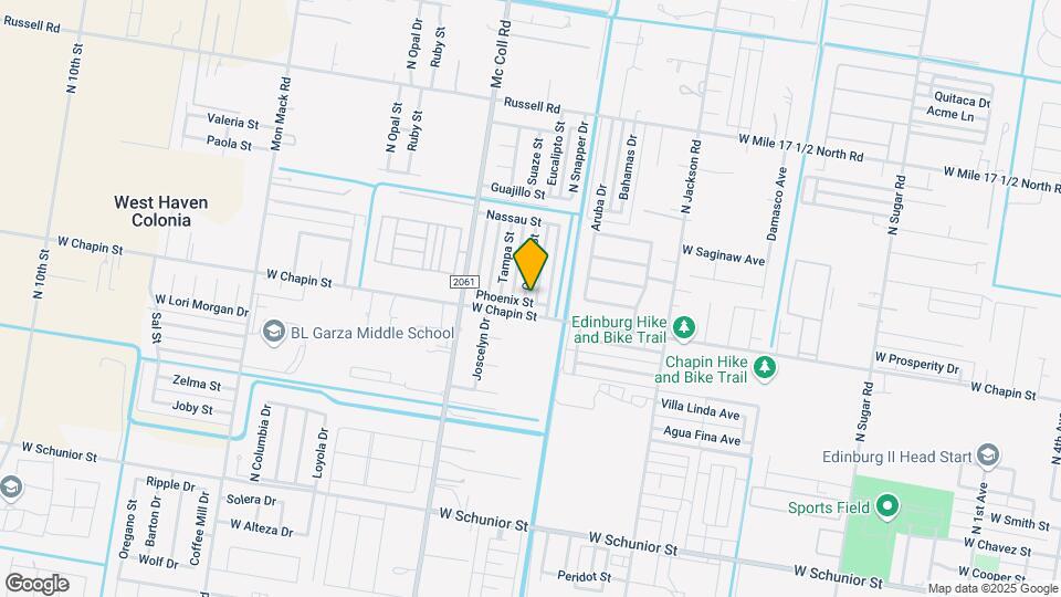 1406 N Oralando St Mapa y Detalles de la Ubicación