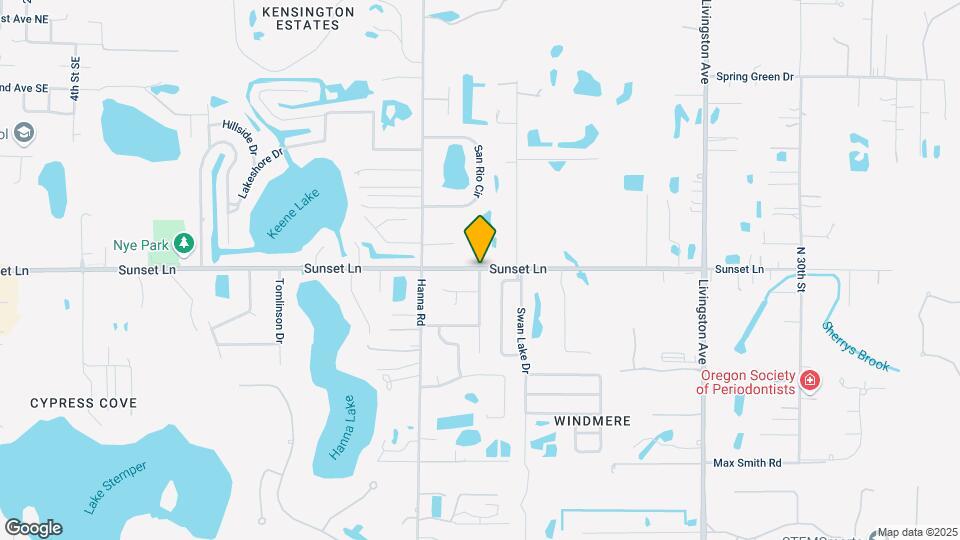 1600 Sunset Ln Map and Location Details
