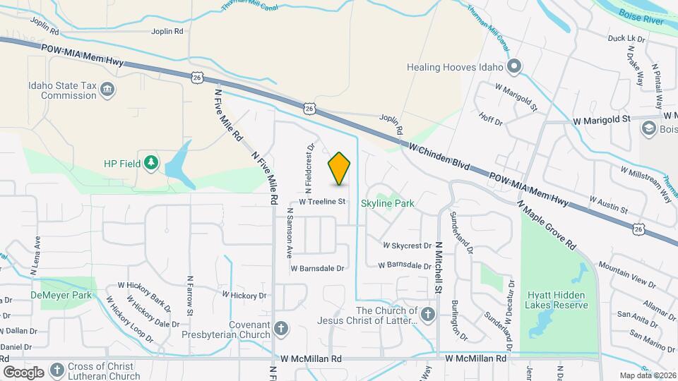10289 W Dover Heights Ct Map and Location Details