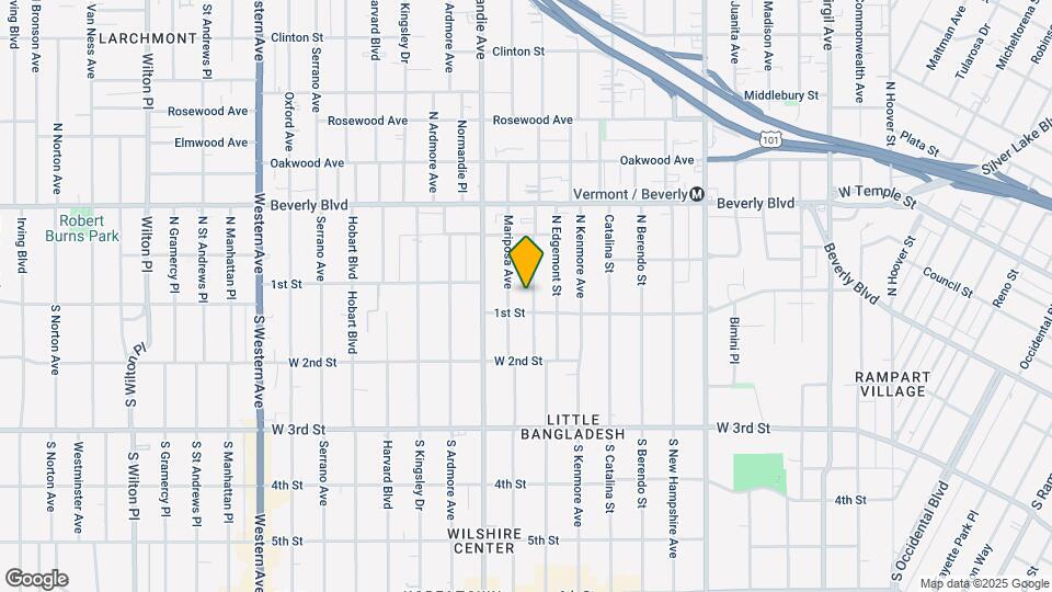 117 N Alexandria Ave Map and Location Details