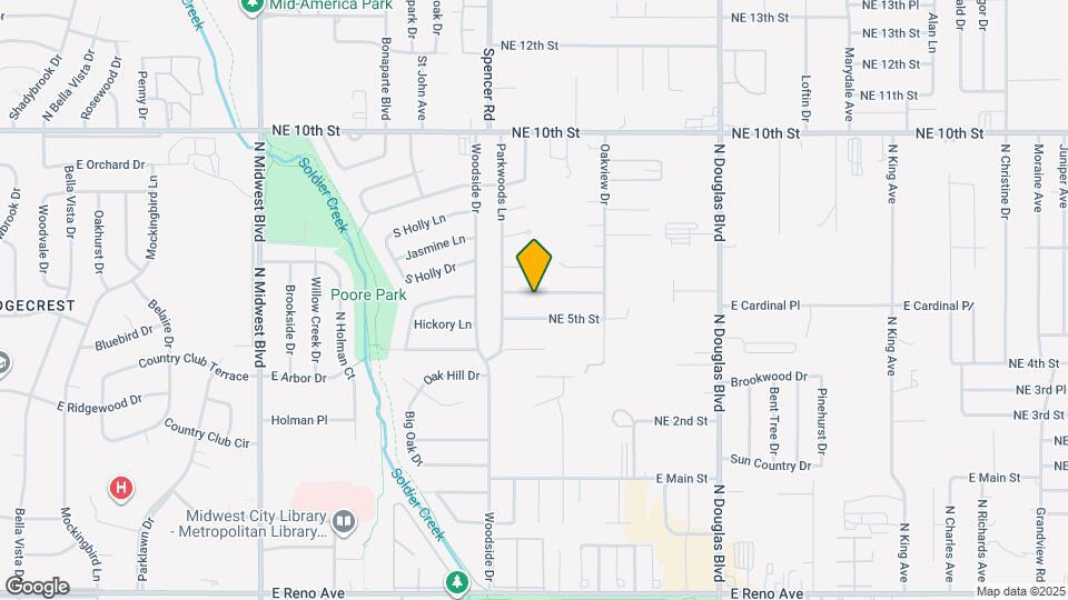 1320 Parkwoods Terrace Map and Location Details