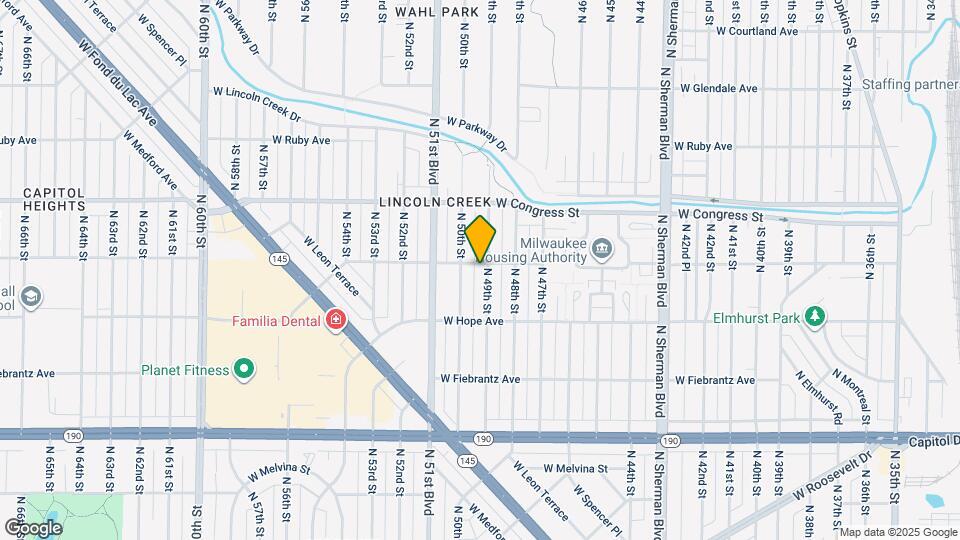 4271 N 49th St Map and Location Details