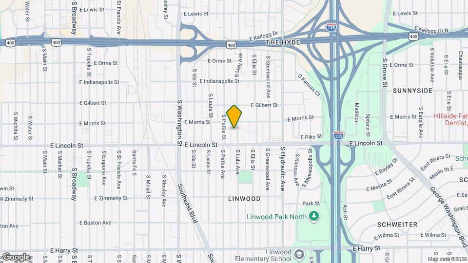 1119 S Lulu St Map and Location Details