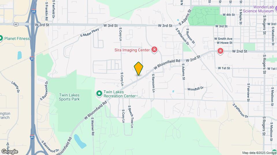 821 S Anna Lee Ln Map and Location Details