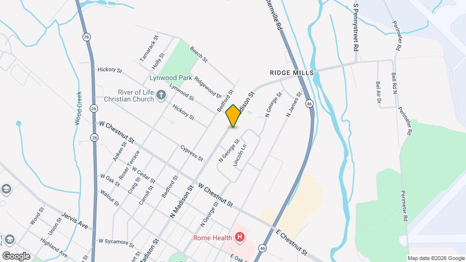 1914 N Madison St Map and Location Details