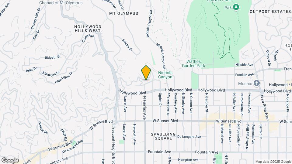 7875 Hillside Ave Map and Location Details