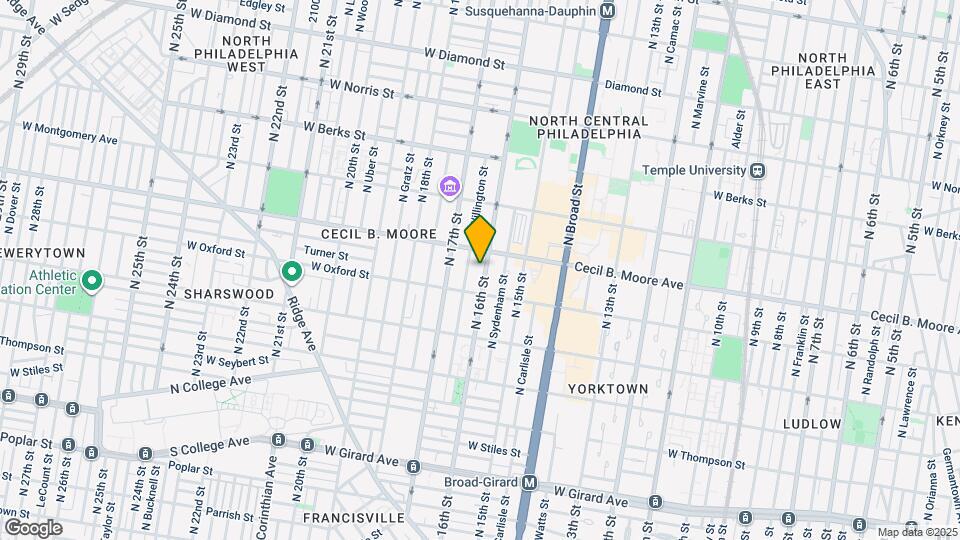 1624 N 16th St Map and Location Details