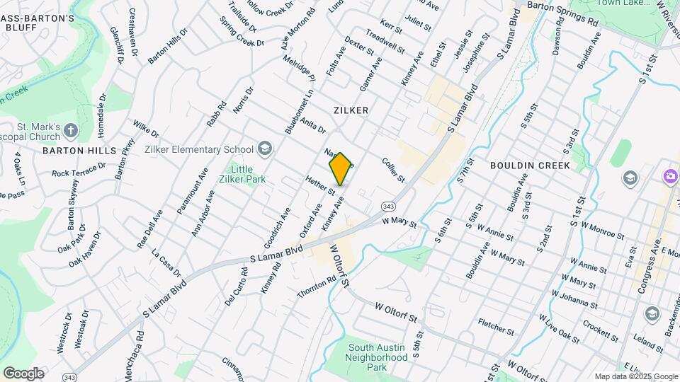 1908 Kinney Ave Map and Location Details
