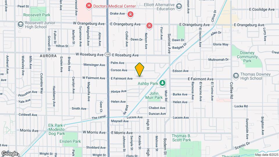 306 E Fairmont Ave Map and Location Details