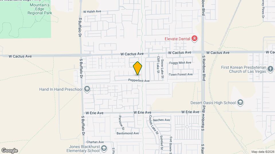 7377 Horizon Rock Ave Map and Location Details