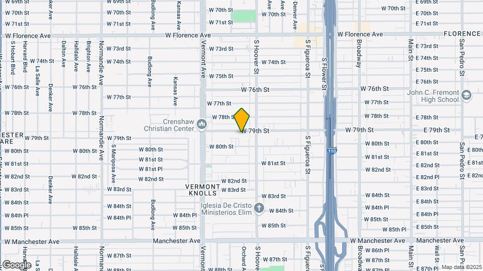 836 W 79th St Map and Location Details