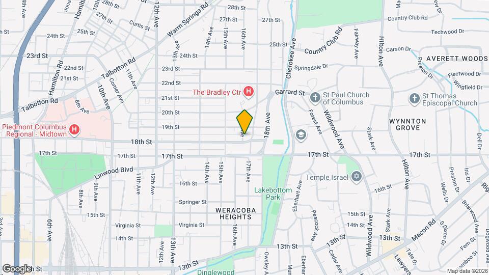 1601 18th St Map and Location Details