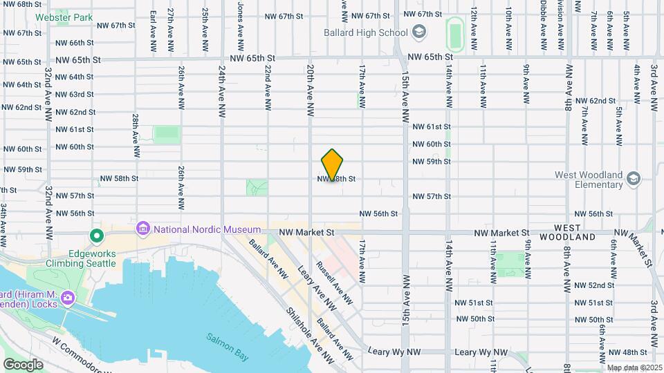 1741 NW 58th St Map and Location Details