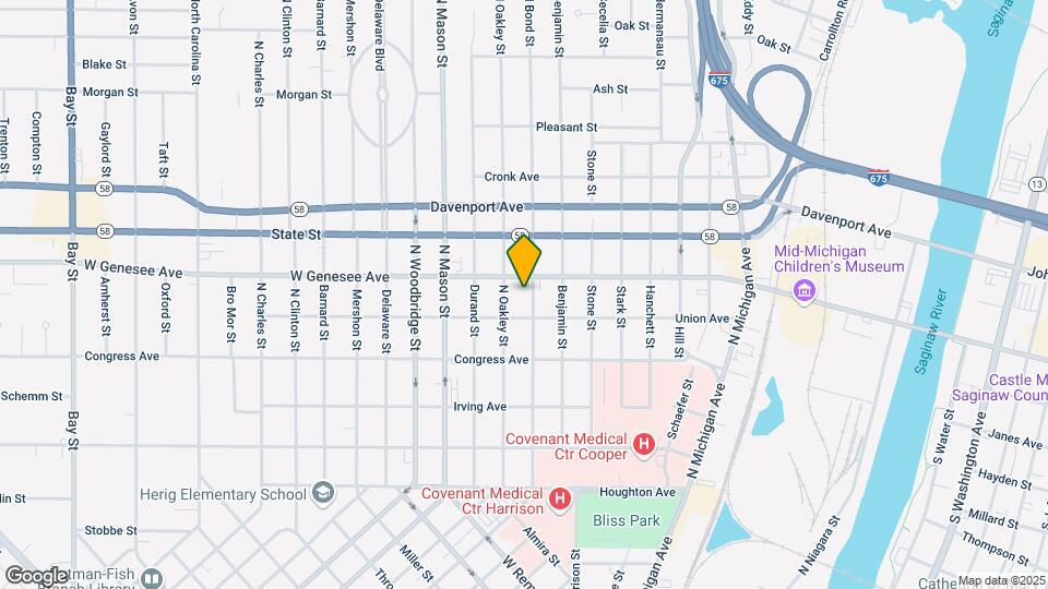 1921 N Bond St, Unit 1 Map and Location Details