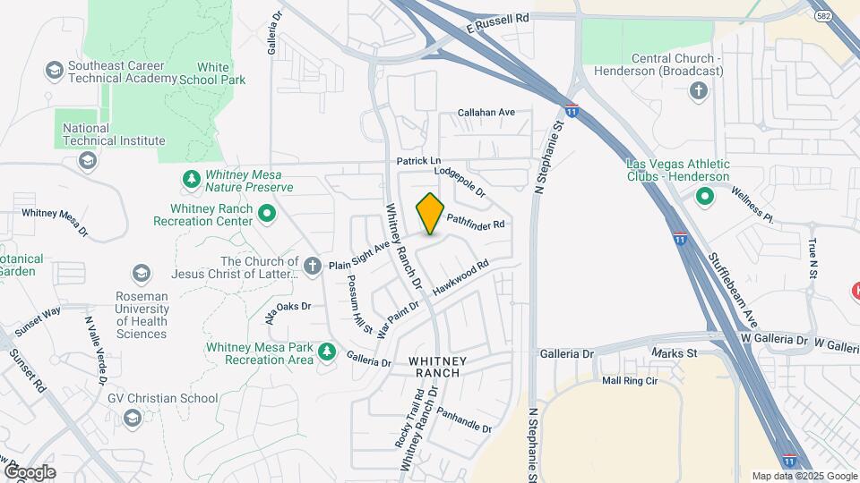 935 Derringer Ln Map and Location Details
