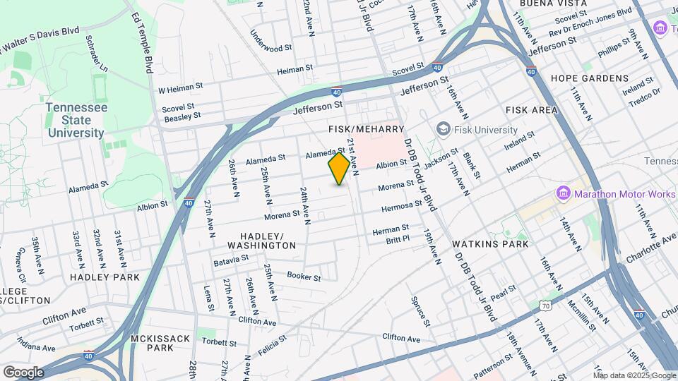 2110 Morena St Map and Location Details
