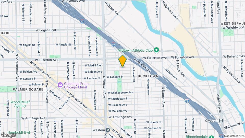 2246 W Belden Ave, Unit 1F Map and Location Details