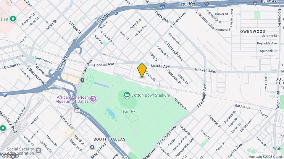 1317 Fletcher St Map and Location Details