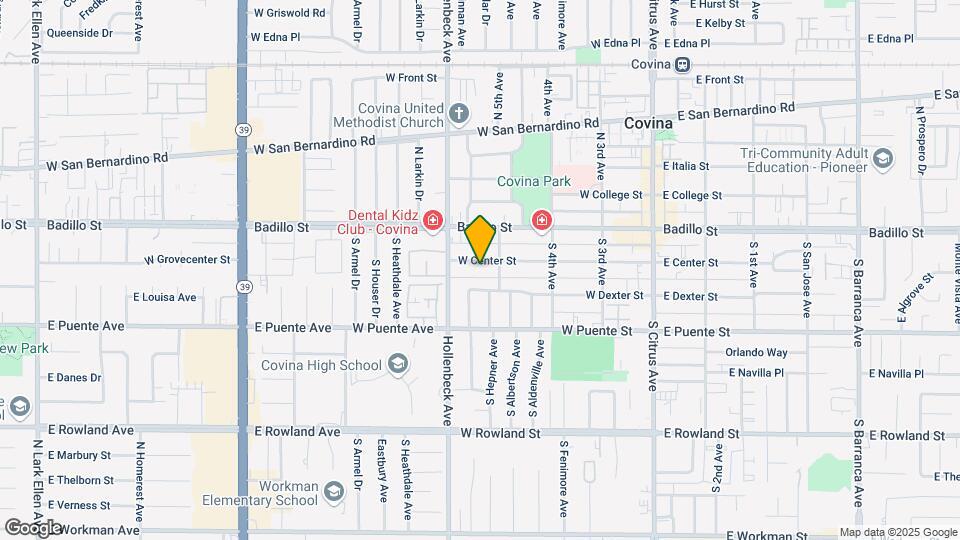 430 W Center St Map and Location Details