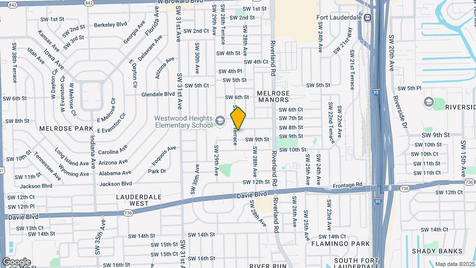 811 SW 28th Terrace Map and Location Details