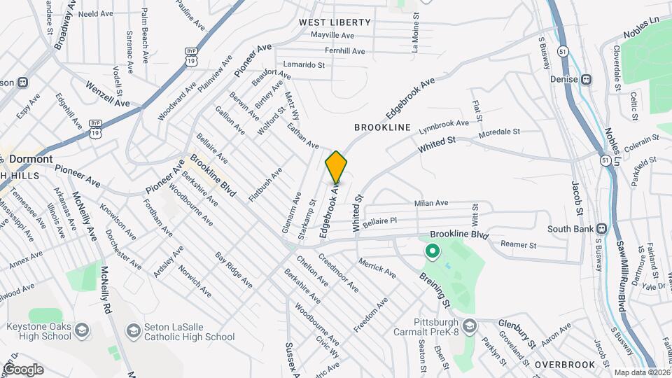 2219 Edgebrook Ave Mapa y Detalles de la Ubicación