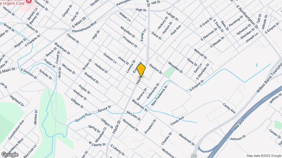 438 Hazle St, Unit 2 fl Map and Location Details
