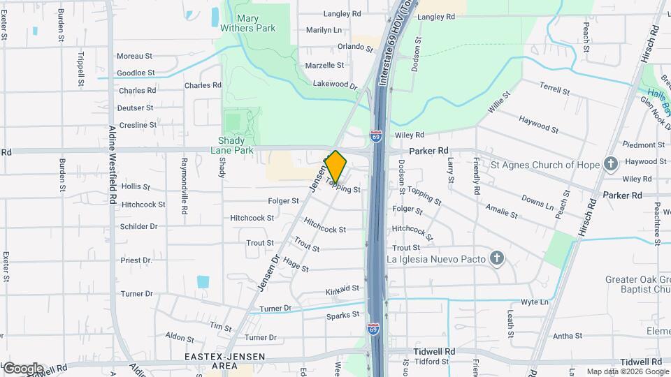 3318 Topping St Map and Location Details