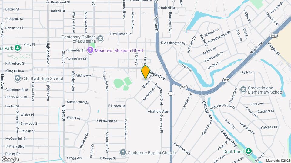 3418 Beverly Pl Map and Location Details