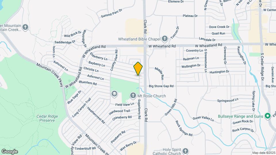 7101 Christie Ln Map and Location Details