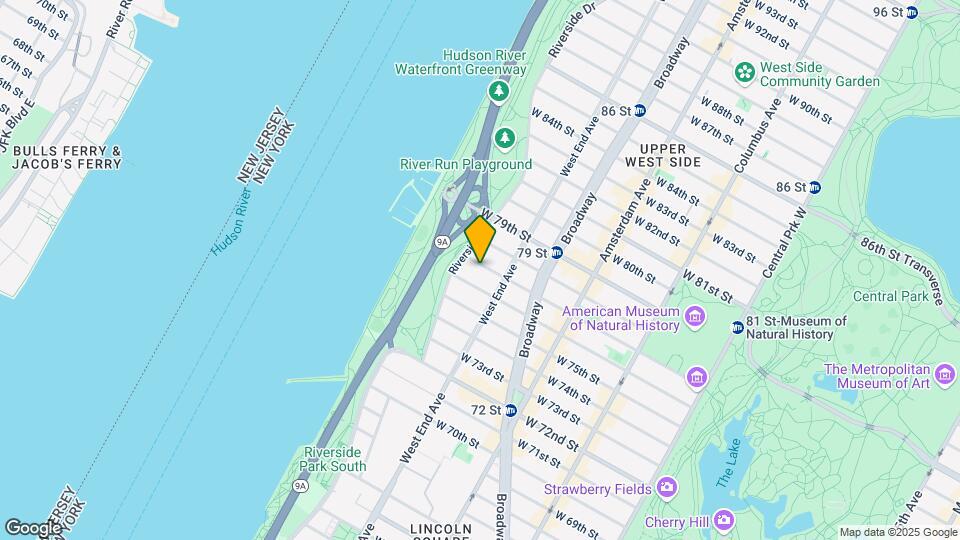 320 W 77th St Map and Location Details