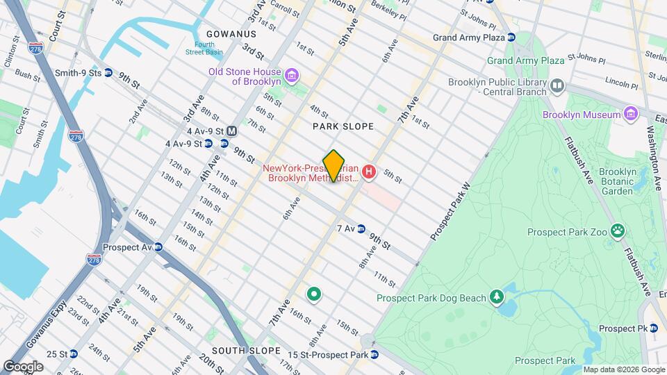 391 8th St, Unit Garden apartment Mapa y Detalles de la Ubicación